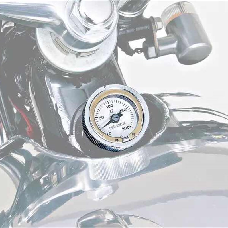 SR400500机油温度表r 油温表油表 机油尺 复古改装 有货直接拍专