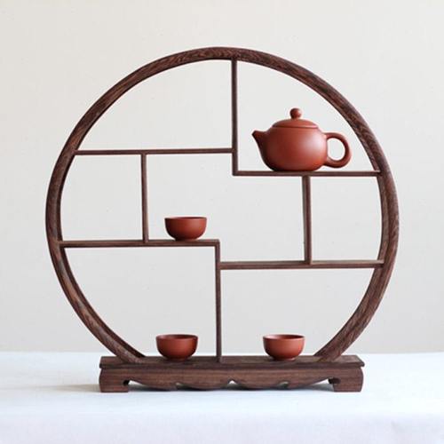 昊林轩 鸡翅木大博古架 菱形多宝架 古董架 收纳摆件多宝格 摆件