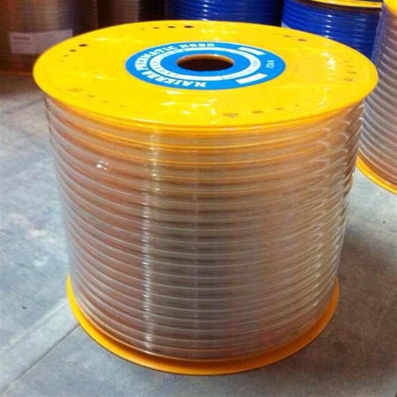 180米红色气管PU气动软管蓝空压软管透明PU4*2.5外径4MM内径2.5黑