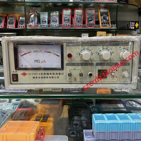 长创cc2681 a绝缘电阻自动测量仪指针表头显示测试线