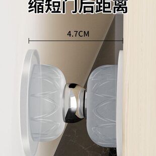 门吸短款免打孔新款强磁门后吸门固定防碰撞神器硅胶墙吸防撞门挡