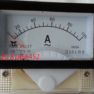 交流电流表85L17-100/5A 100A 85L17-A GB/T7676-98