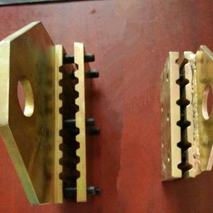 通力电梯配件/巨人通力夹绳板/提绳器/起吊钢丝绳夹绳器/6槽/8槽