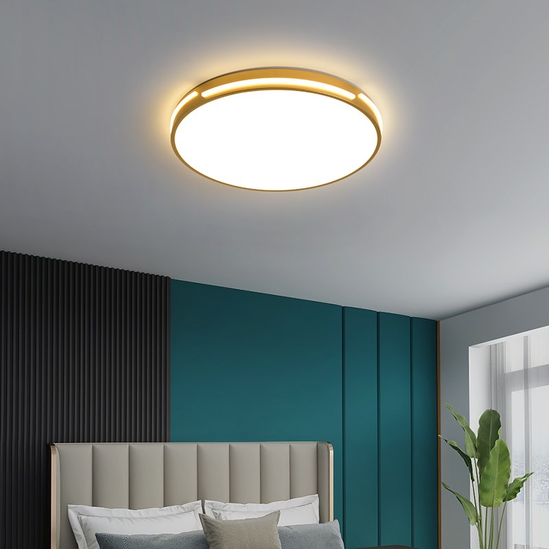 卧室灯2025年新款客厅灯简约现代大气主卧室圆形灯具中山LED吸顶
