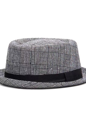 样板房间衣帽间男士帽子爵士帽展厅摆件衣柜陈列礼帽道具饰品软装