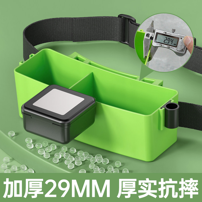 新款溪流钓装备走钓腰包腰盒饵料盒拉饵盒面筋饵料盒野钓专用套装