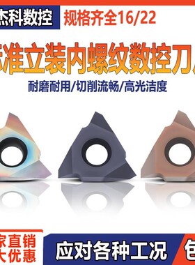 立装内螺纹刀片钢件不锈钢淬火钢16VNR AG60 2.0ISO 22VNR  N60