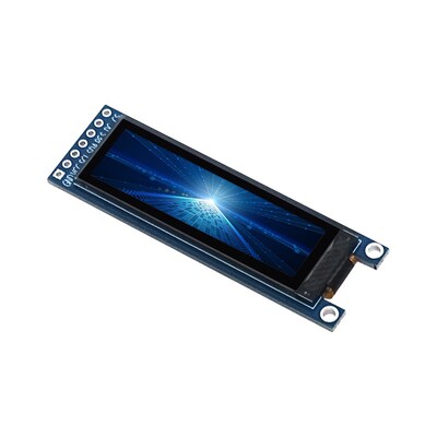 1.71寸OLED显示屏12832 OLED显示器128x32屏SSD1312驱动IIC接口