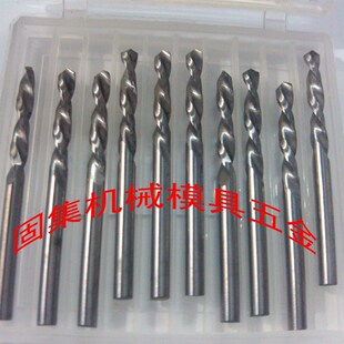 整体钨钢左钻咀1.5 7MM 9MM硬质合金左旋直柄麻花钻头白钢左钻0.6