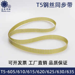 620 625 630 聚氨酯钢丝同步带T5605 615 635 闭口同步带 610