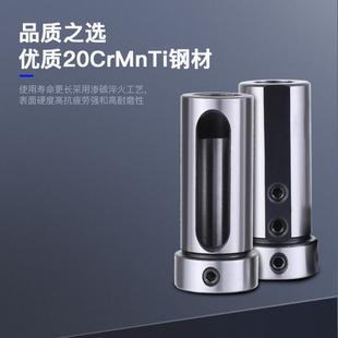 变径套D20D25D32 四方刀架钻夹 数控车床刀座 U钻快速钻辅助刀座