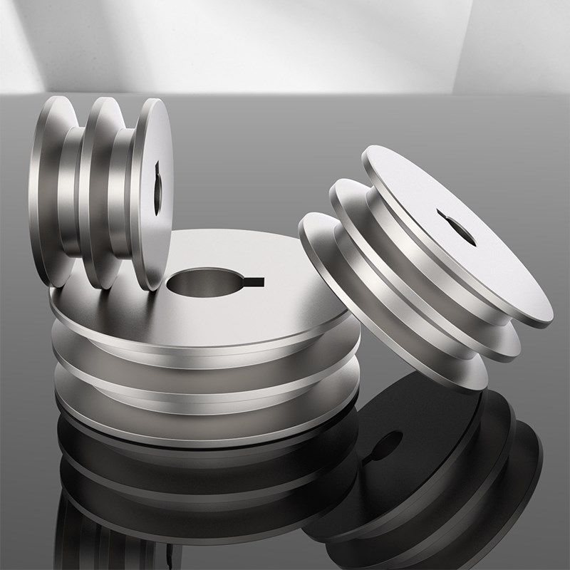 A型双槽皮带轮三角皮带盘电机马达传动轮铸铁主轴柴油机微耕带轮