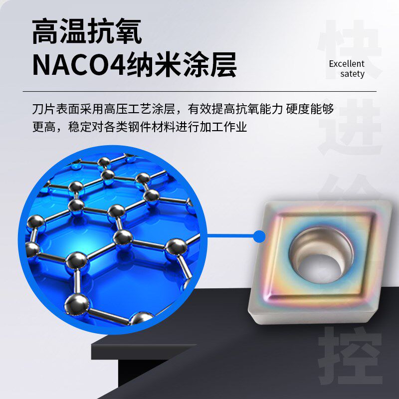 U钻车刀片CPMT080204  CY250 JP4020过中心钻铣刀粒不锈钢刀具