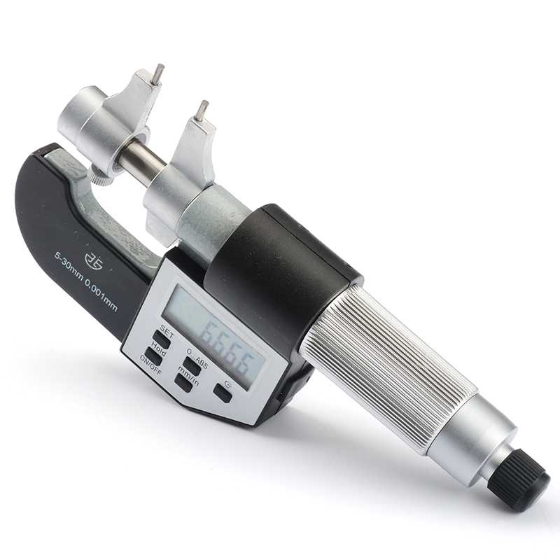 青海量具青量电子数显内径内测千分尺5-30mm/0.001/内孔尺寸测量