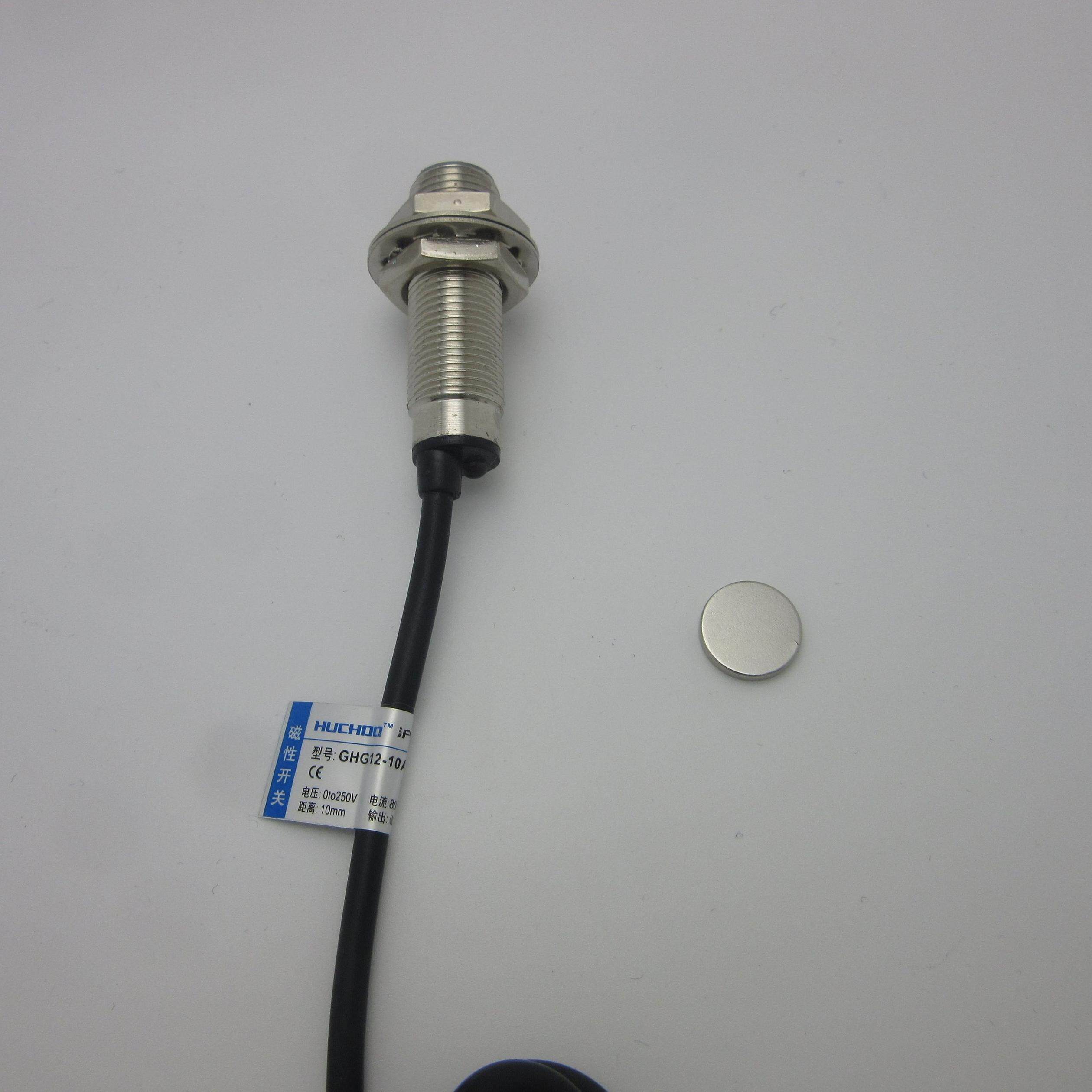 厂家直销 M12 干簧管磁性接近开关 GHG12-10A 交直流通用电压