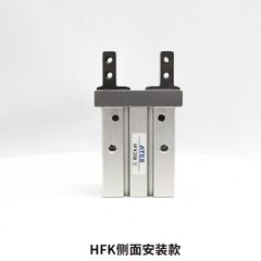 气动平行夹爪手指气缸HFZ16/HFk10B/16B/20B/25B/32B/40B侧面安装