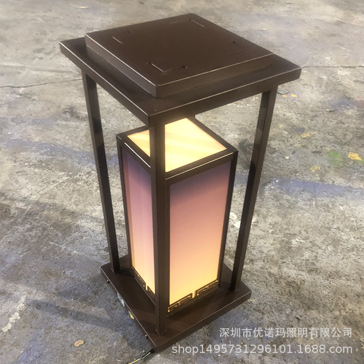 户外园林LED柱头灯景观灯LED15W不绣钢柱头灯户外壁灯草坪灯