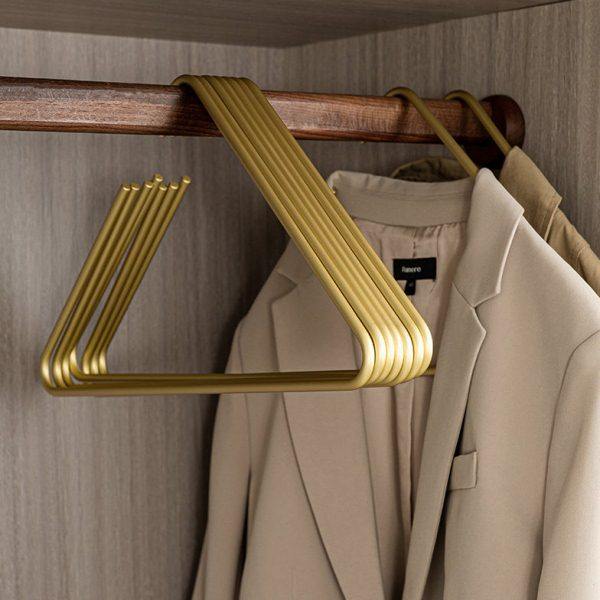 太空铝衣架高档三角形挂衣架衣柜家用多功能实心衣架子轻奢晒衣架,收纳整理,金属衣架,淘宝优惠券,粉丝福利购,淘宝优惠卷