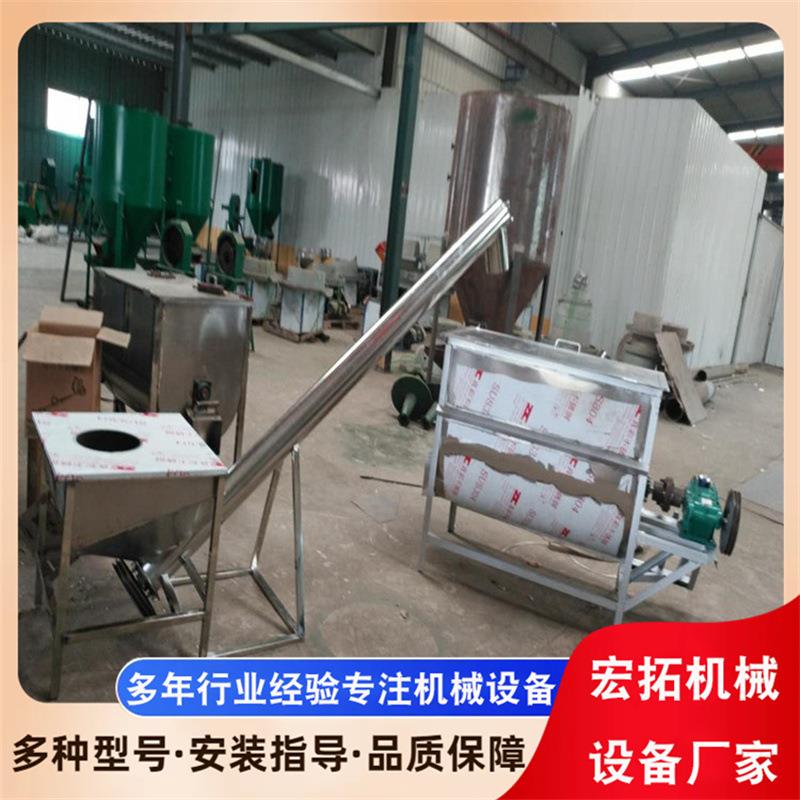 不锈钢螺旋提升机04材质饲料厂粮食厂传送提升机