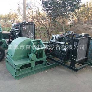 1000型圆木树枝粉碎机食用菌木屑锯末机干湿竹子竹竿破碎机