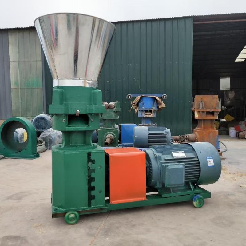 青草玉米颗粒机茶叶艾草多用途颗粒机210型豆粕麸皮饲料制粒机