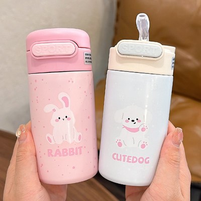 迷你保温杯女生i可爱小巧便携吸管杯学生直身杯小容量杯子便携水