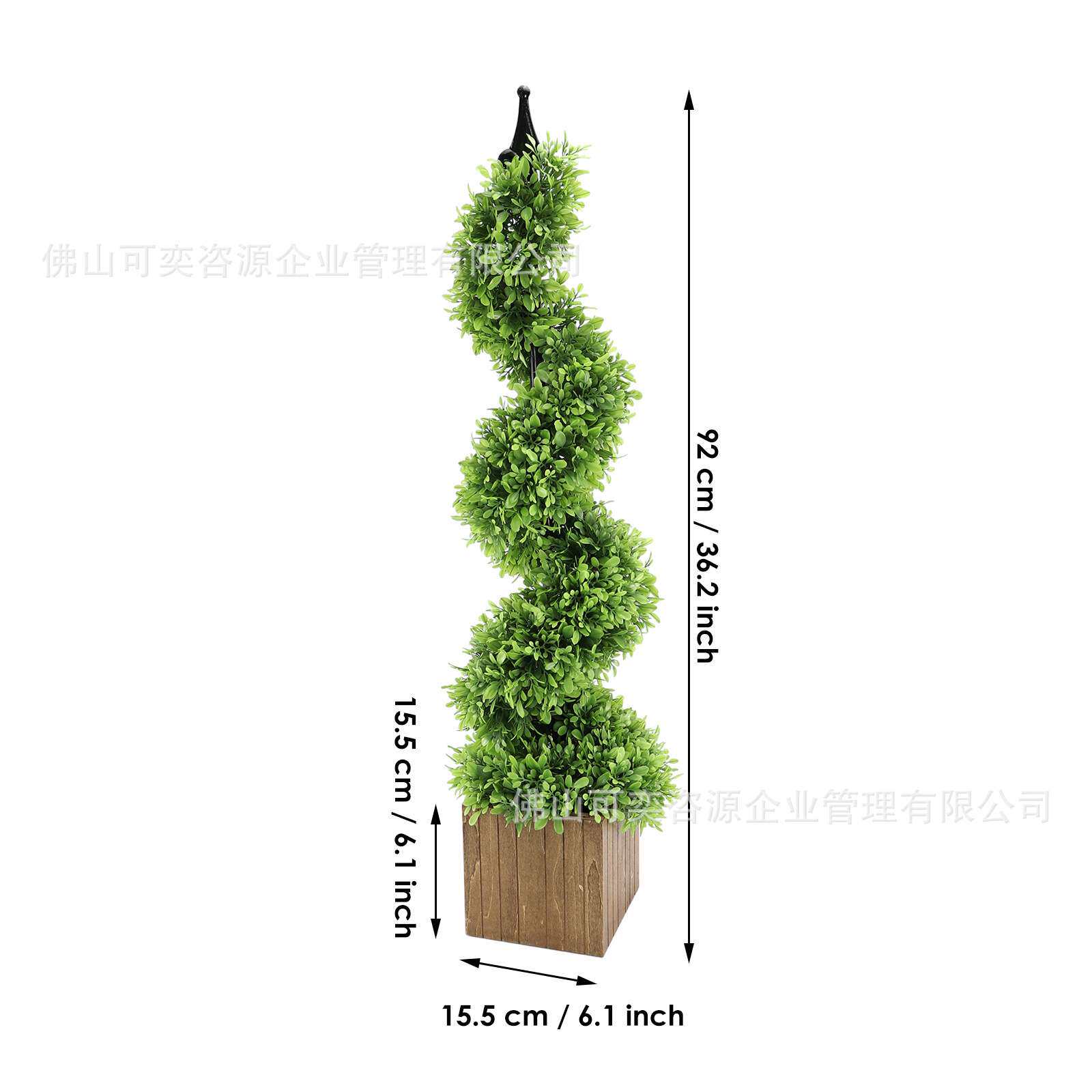 爆款景观盆景仿真米兰螺旋树塔形树仿真盆栽仿真树假绿植小型