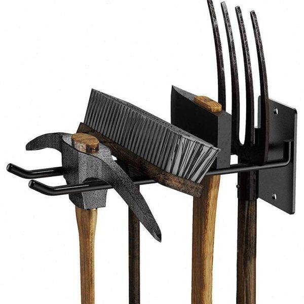 家用加厚园林工具收纳架室内壁挂式置物架铲子架铁锹扫把架子,收纳整理,阳台置物架,淘宝优惠券,粉丝福利购,淘宝优惠卷