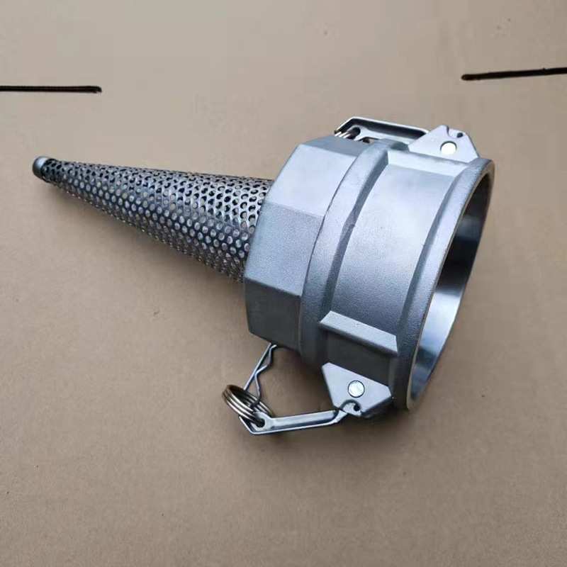 304/316不锈钢锥型滤网 快速接头内置管道过滤安装便捷防堵过滤网