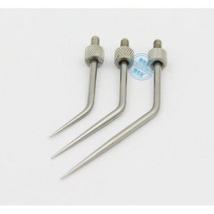 折弯尖头90度测头百分表千分表测针螺纹2.5mm直径0.4mm通用型测头