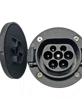 新能源欧标车端插座type2欧规枪座32A16A电动汽车充电测试