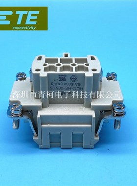 TE泰科重载连接器 HDC-HE-006-FS 6针6芯母芯 T2040063201