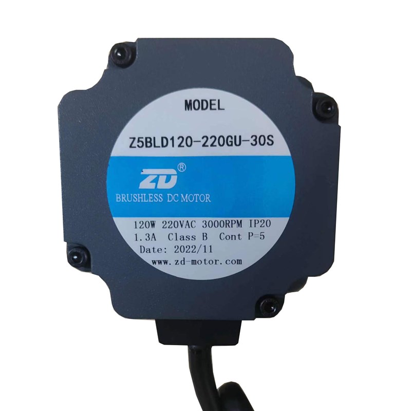 ZD中大120W无刷直流电机马达Z5BLD120-220GU-30S/5GU15KB