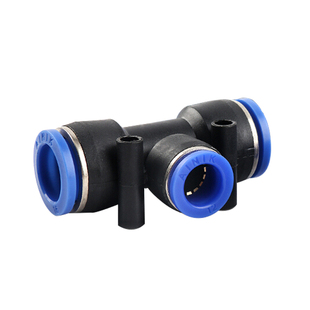 PEG10 PEG8 PEG12 T型三通变径螺纹气动接头PEG6 气动快速插接头