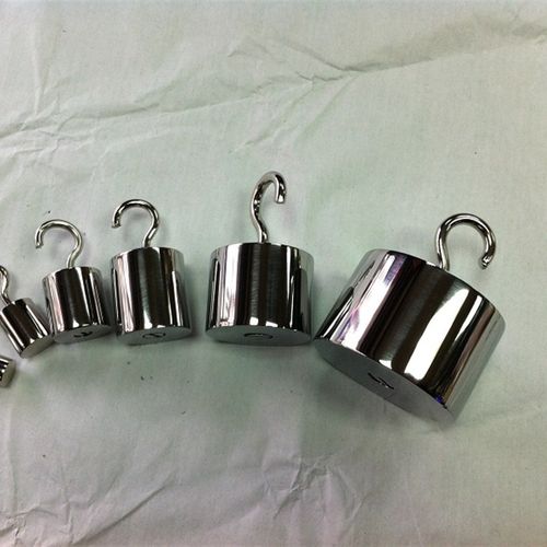 M1不锈钢带钩 单钩砝码10g 20g 50g100g200g500g1kg单钩法码包邮