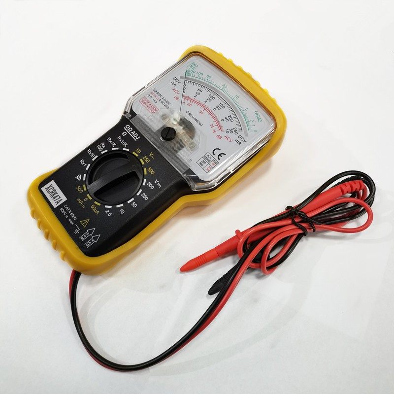 XCRK47A指针式万用表带峰鸣 高灵敏度万用表 便携式 保护套新包装