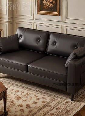 布艺沙发客厅2ZIX双025新款现代简约奶油风豆腐块排人直出小租房