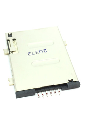 SUYIN实盈SIM卡座自弹式 6P卡槽254070FB006S106ZL