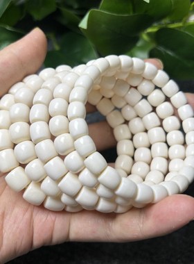 天然鹿角骨手串 极限弧归圆佛珠桶珠手链手串念珠珠R猛犸骨象9*10