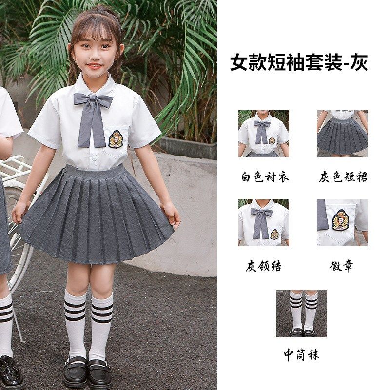 儿童合唱演出服装中小学生u朗诵表演服国庆儿童节演讲礼服毕业园