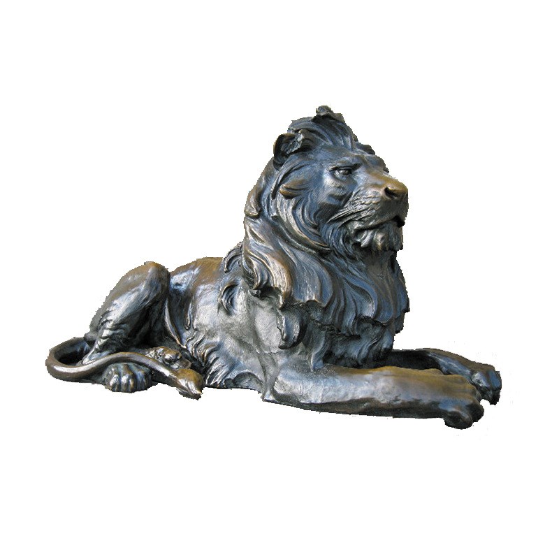 大型铸铜狮子带翅膀飞狮子雕塑银行门口室外祠堂爬狮X铜雕守门景