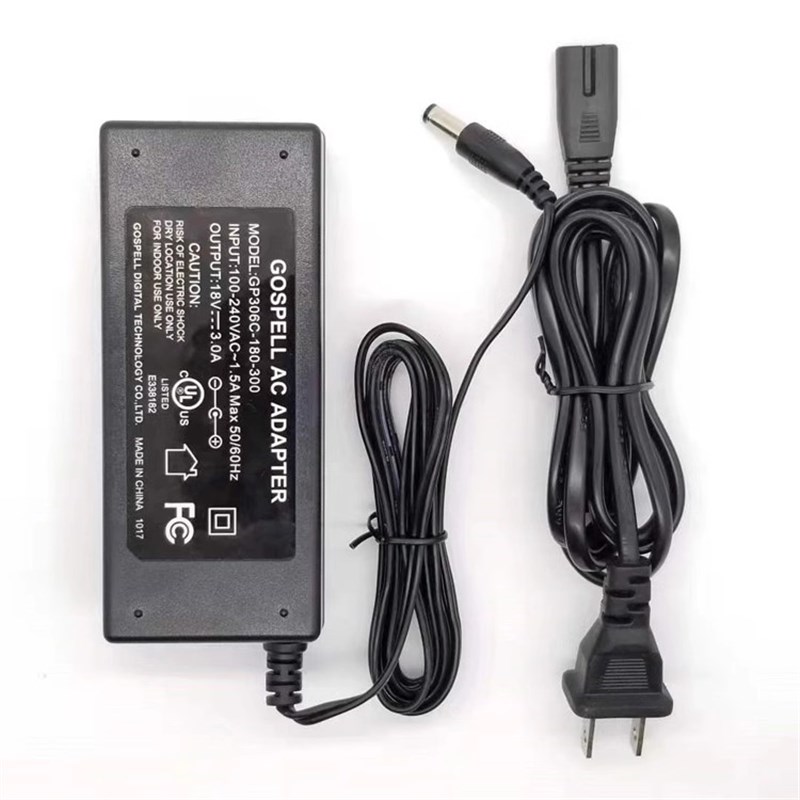 适用klipsch无线音箱KMC 3开关电源线18V3.6A4A通用适配充电器线