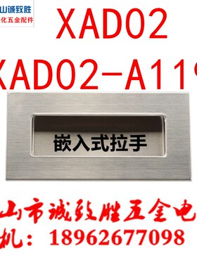 B型不锈钢嵌入式暗装拉手 XAD02 替代 XAD02-A119 把手 XAD02-N