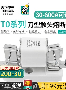 天正 RTO熔断器底座熔芯体保险丝座RT0-100A160A200A250A400A600A