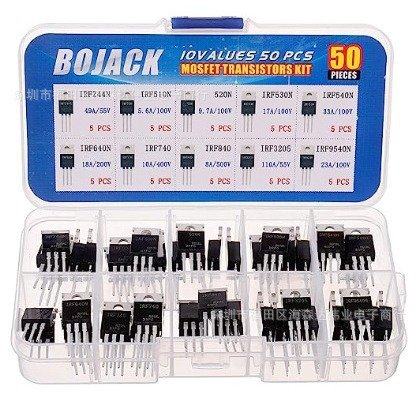50PCS TO-220系列 MOS管 IRFZ44N IRF510N IRF540N IRF3205