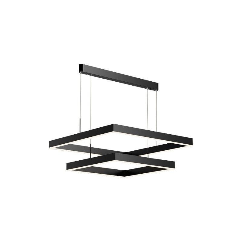 新款现代简约风格设计师创意卧室书房大气客厅餐厅方形方框吊灯,家装灯饰光源,客厅吊灯,淘宝优惠券,粉丝福利购,淘宝优惠卷