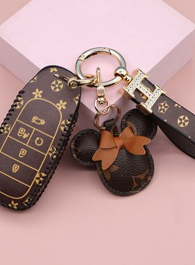 适用于广汽传祺gs4钥匙套gs8gs3gs5ga6gm6gs7gm8影豹车包扣壳老花