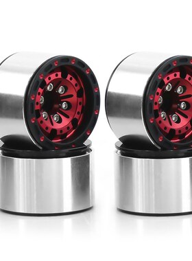 1/18 TRX4M路虎烈马1.0英寸金属轮毂 攀爬车铝合金轮毂 SCX24 FMS