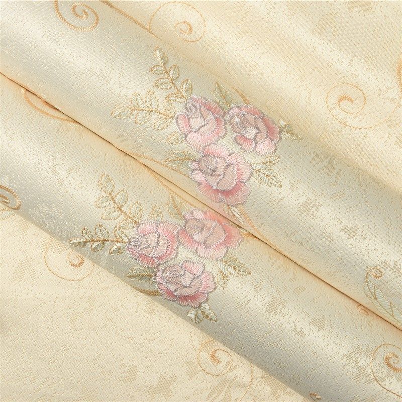 现代简约刺绣无缝墙布客厅卧室电视背景墙壁布天地绣现货零售