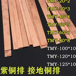 100mm 机房防雷接地铜排TMY2